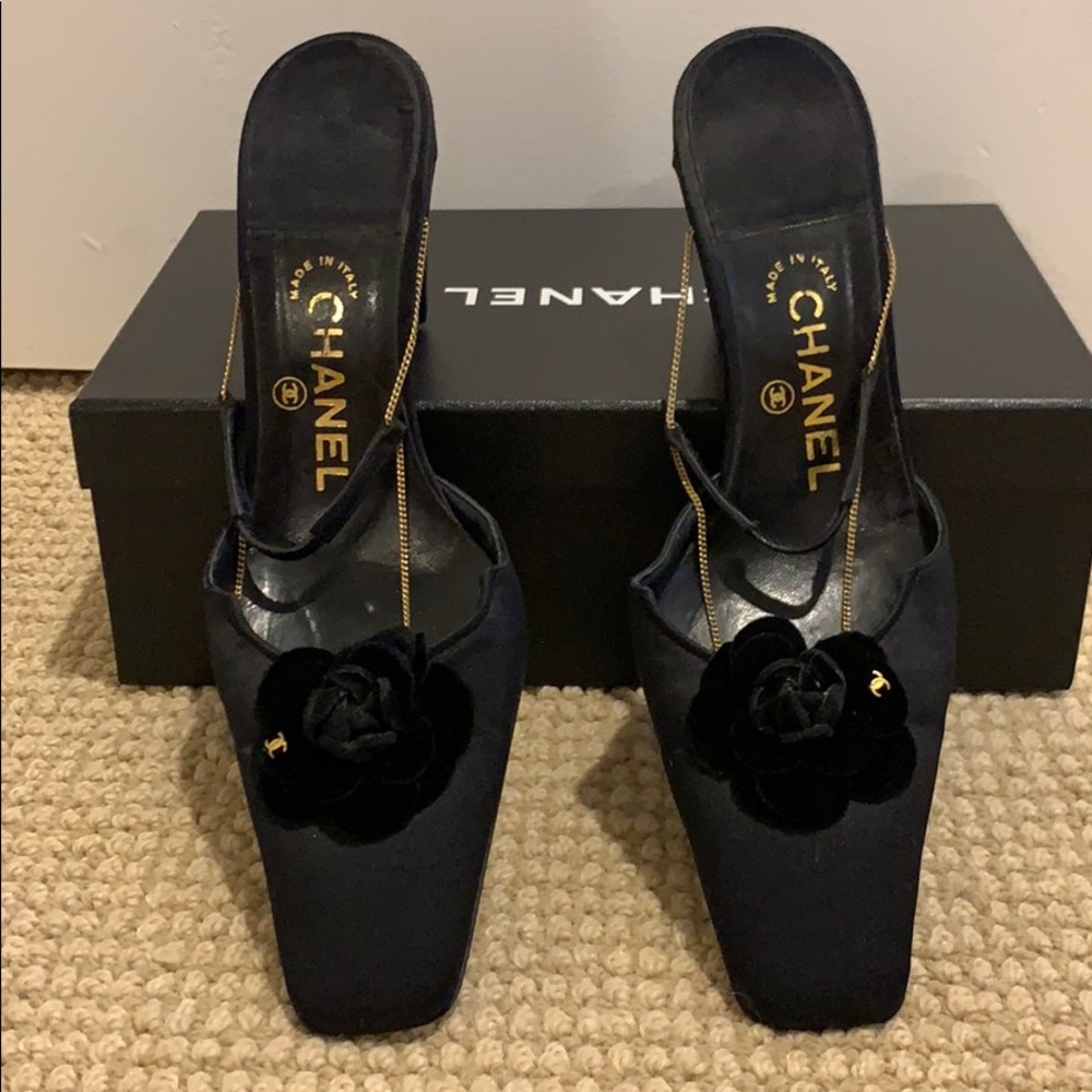 Chanel Slingback Heels